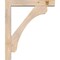Ekena Millwork Legacy Block Smooth Bracket w/ Offset Brace, Douglas Fir, 5 1/2"W x 30"D x 36"H BKT0604X30X36LEC05SDF - alternate 2